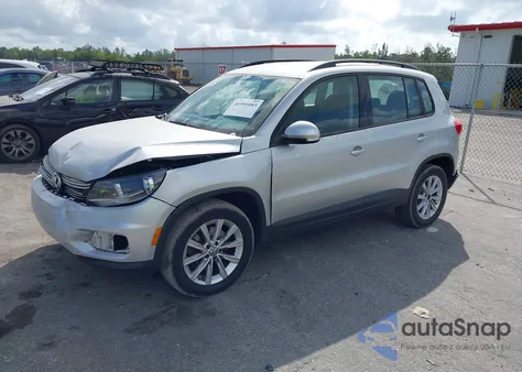 2018 Volkswagen Tiguan Limited 2.0T from USA, damaged, VIN WVGAV7AX4JK002555